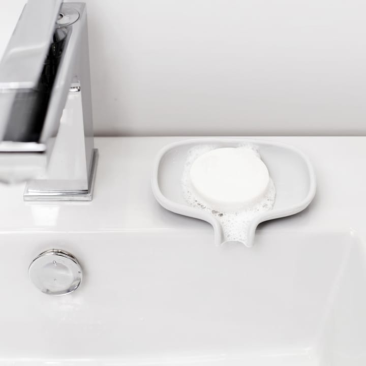 Soap Saver Flow såpefat med dreneringsrør small, Hvit Bosign