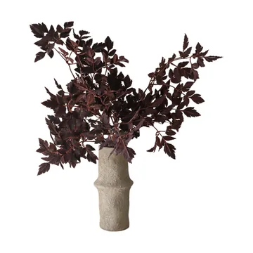 Burgundy Plum Leaves kunstig bukett - 85 cm, 4 stk. - Botané