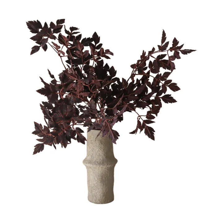 Burgundy Plum Leaves kunstig bukett - 85 cm, 4 stk. - Botané