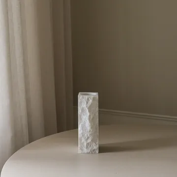 Carrara Edge marmorvase - Liten, 25 cm - Botané