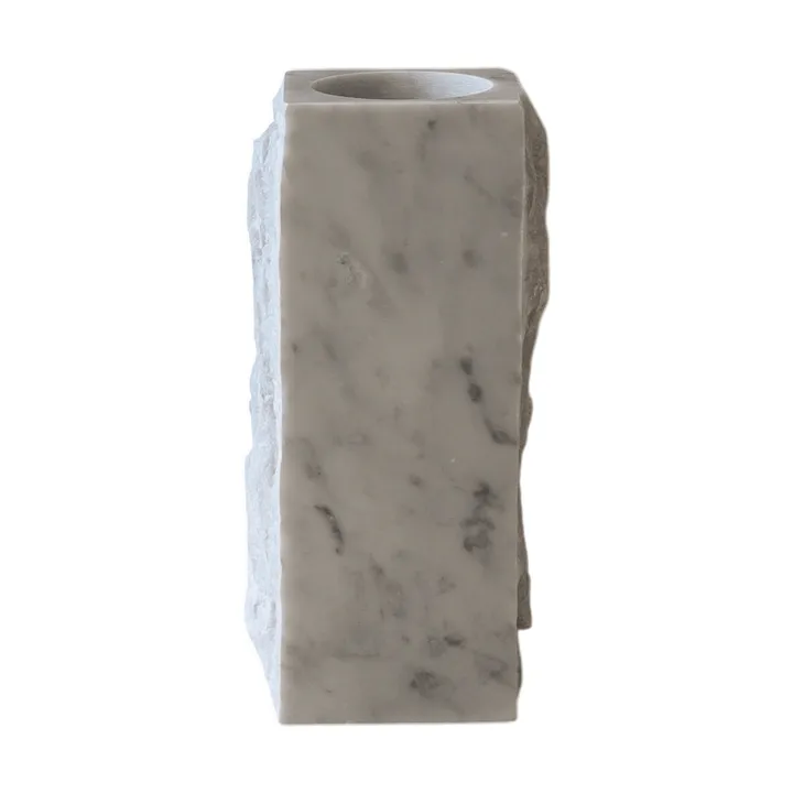 Carrara Edge marmorvase - Medium, 30 cm - Botané