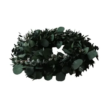 Eucalyptus Wreath krans - Green mixed, Ø40 cm - Botané