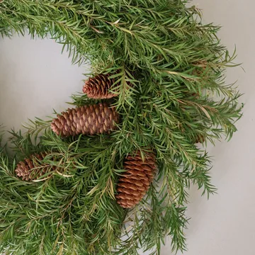 Evergreen Pine Wreath krans - Granbar, Ø40 cm - Botané