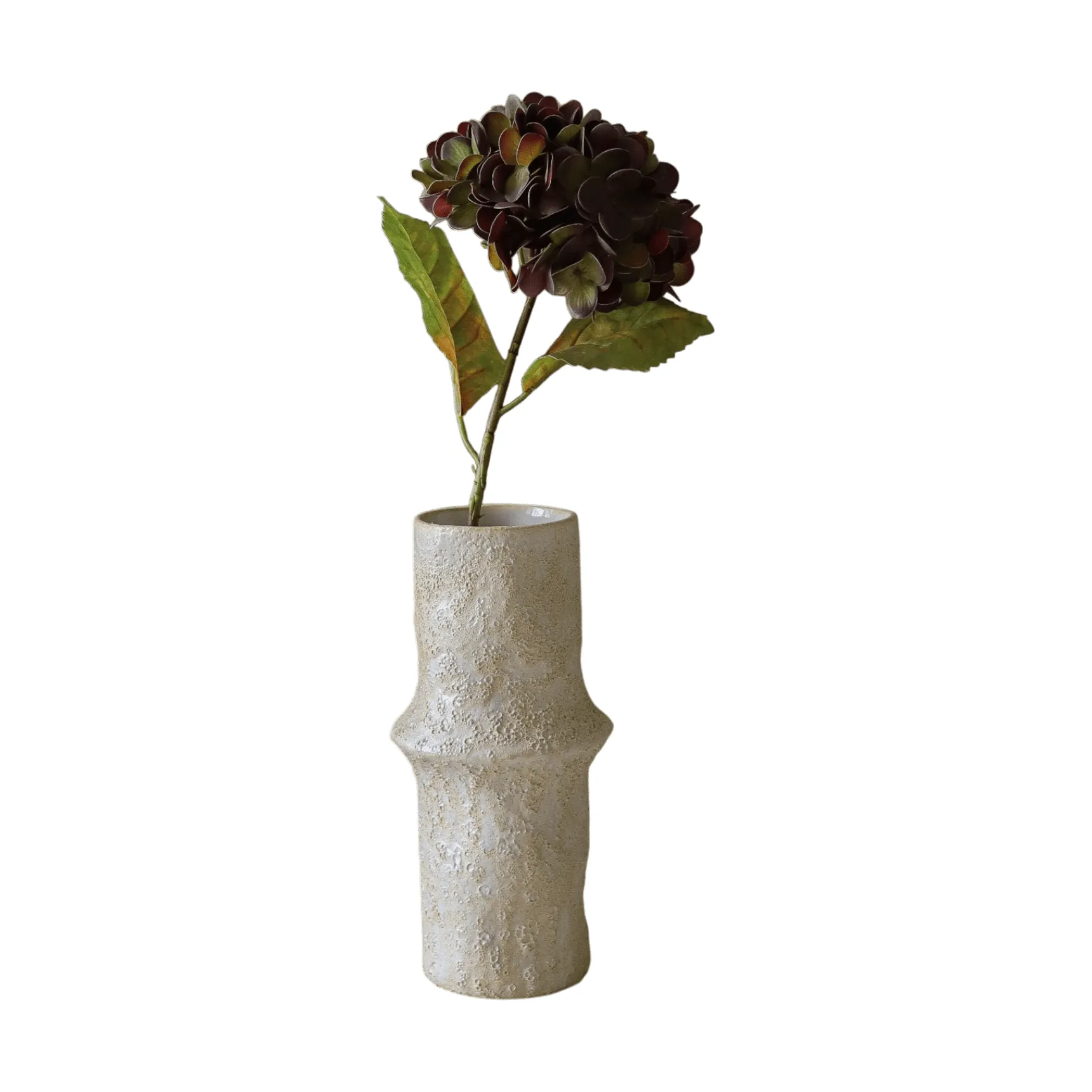 Hortensia kunstig blomst, Dempet lilla, 60 cm, 1 stk Botané