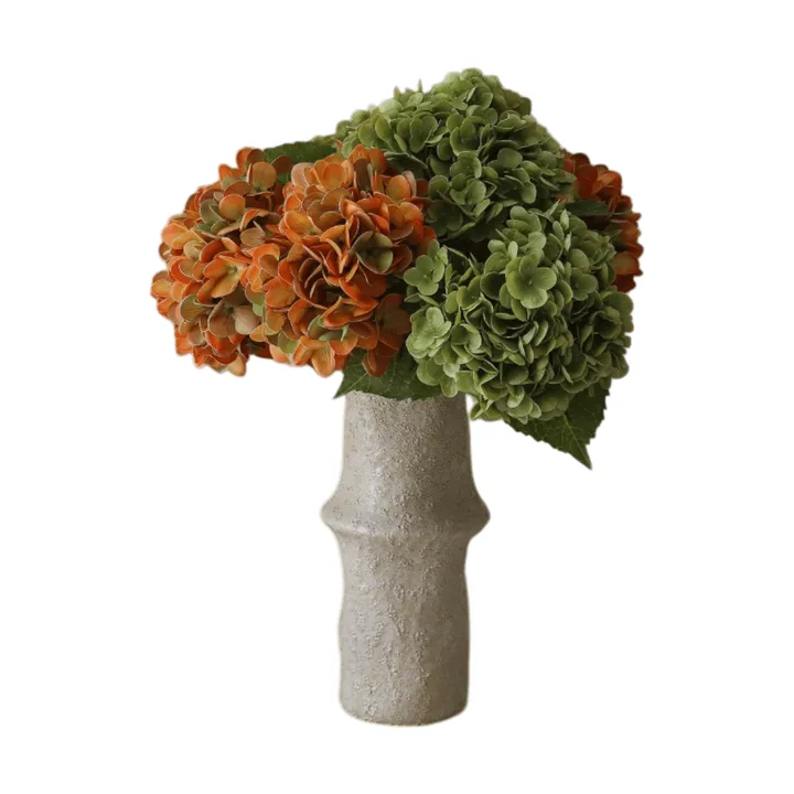 Hortensia kunstig bukett - Copper, 60 cm, 7 stk - Botané
