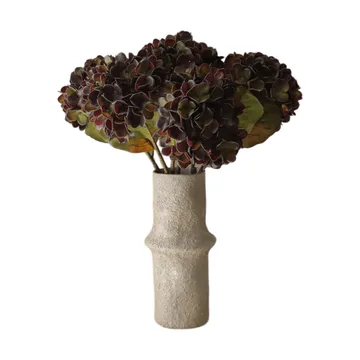 Hortensia kunstig bukett - Muted purple, 60 cm, 6 stk - Botané