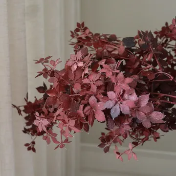 Maple Branch kunstig bukett - Burgundy, 107 cm, 1 stk - Botané