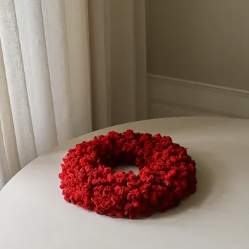 Moss Wreath mosekrans - Red, Ø40 cm - Botané