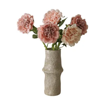 Peoner kunstig bukett - Dusty, 5 stk - Botané