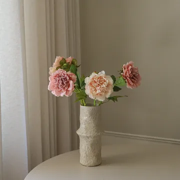 Peoner kunstig bukett - Dusty, 5 stk - Botané