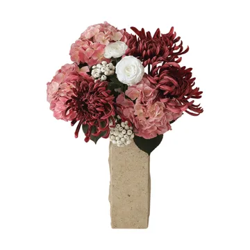 Rose reverie kunstig bukett - Hortensia, edderkoppkrysantemum, ranunkel, 77 cm - Botané