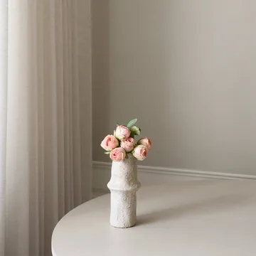 Roser kunstig bukett - Mini, lyserosa 10 stk - Botané