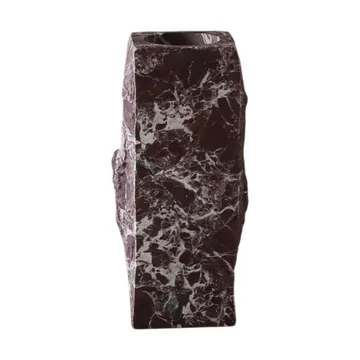 Rosso Levanto Edge marmorvase - Liten, 25 cm - Botané