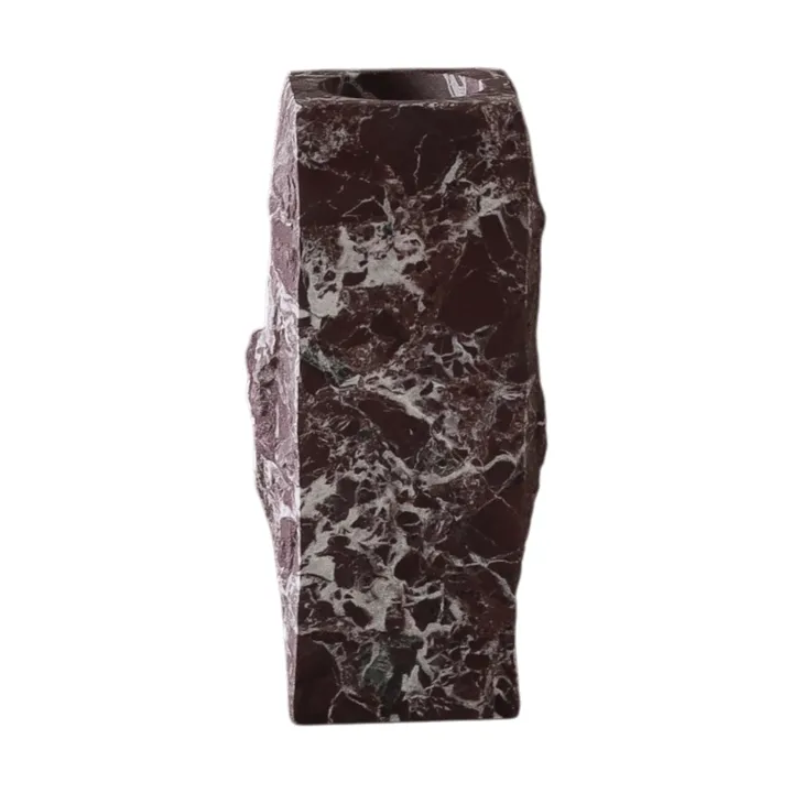 Rosso Levanto Edge marmorvase - Liten, 25 cm - Botané