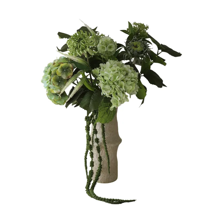 Sage Garden kunstig bukett - Hortensia-halvkaktusdahlia 112 cm, 10 stk - Botané