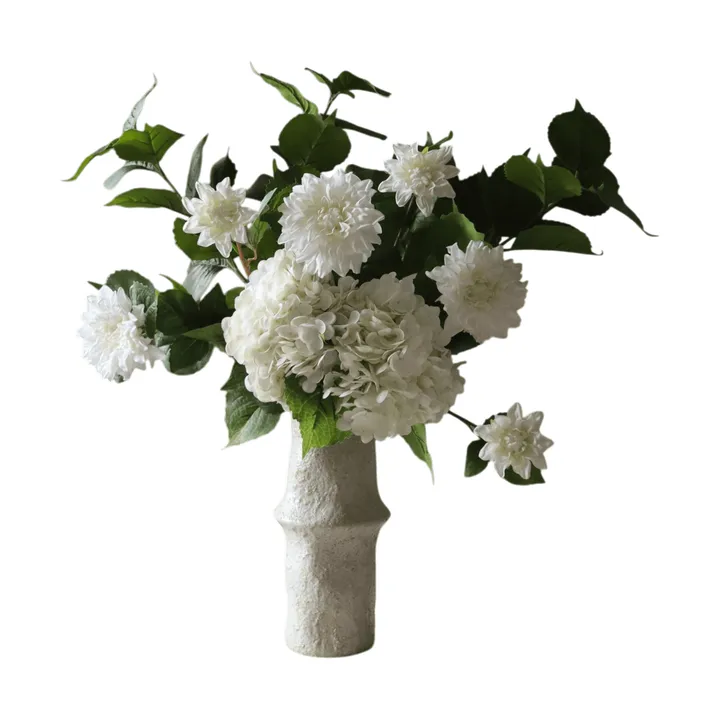 Soft Serve kunstig bukett - Hortensia-georginer, 8 stk - Botané