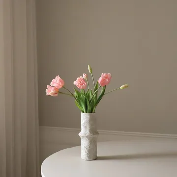 Tulipaner Triumph kunstig bukett - Lyserosa, 10 stk - Botané
