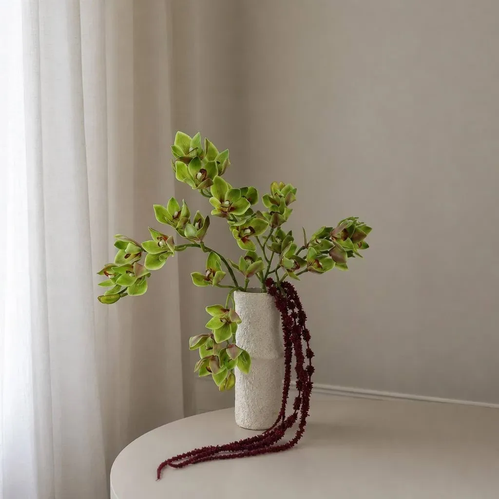 Velvet Vine kunstig bukett, Orkidé-amaranth 6 stk Botané
