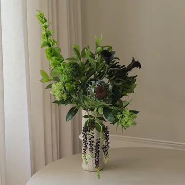 Verdant Noir kunstig bukett - Kalla-edderkoppkrysantemum-høstsolsikke, 92 cm, 13 stk - Botané