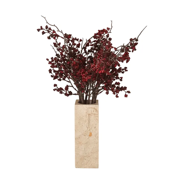 Wild Berry kunstig bukett - Mørkerøde bærgrener, 66 cm - Botané