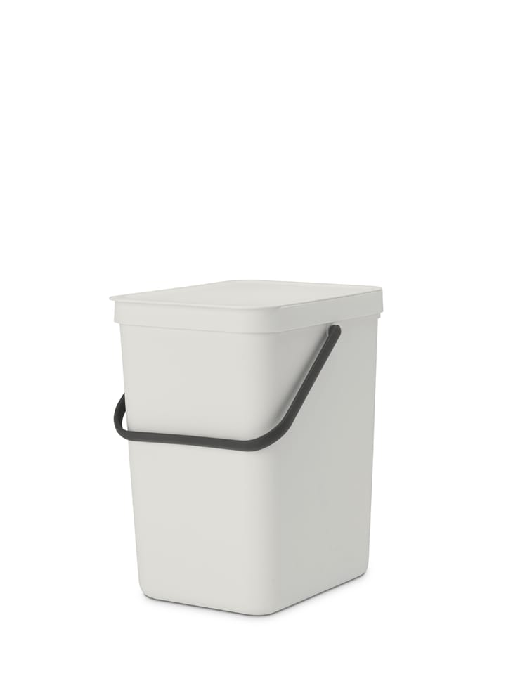Avfallsbøtte Sort & Go 25L - Lysegrå - Brabantia