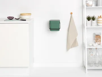 Avfallsbøtte Sort & Go 6 l - Fir Green - Brabantia