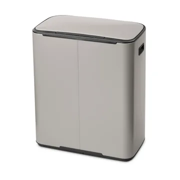 Bo bin pedalbøtte 2x30 L - Soft grey - Brabantia