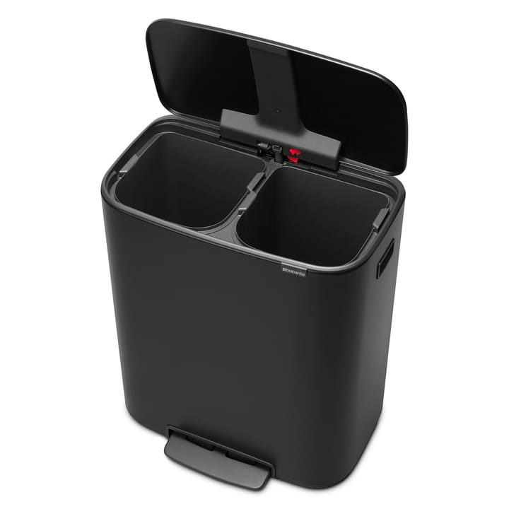 Bo bin pedalbøtte 2x30 L, Svart Brabantia