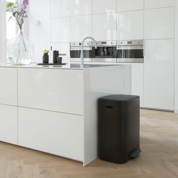 Bo bin pedalbøtte 2x30 L - Svart - Brabantia