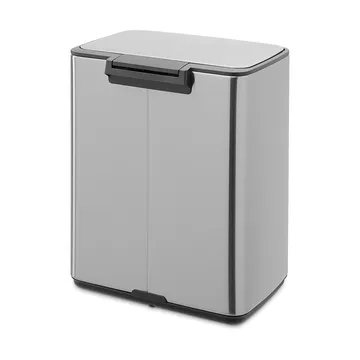 Bo pedalbøtte 12 l - Matt Steel Fingerprint Proof - Brabantia