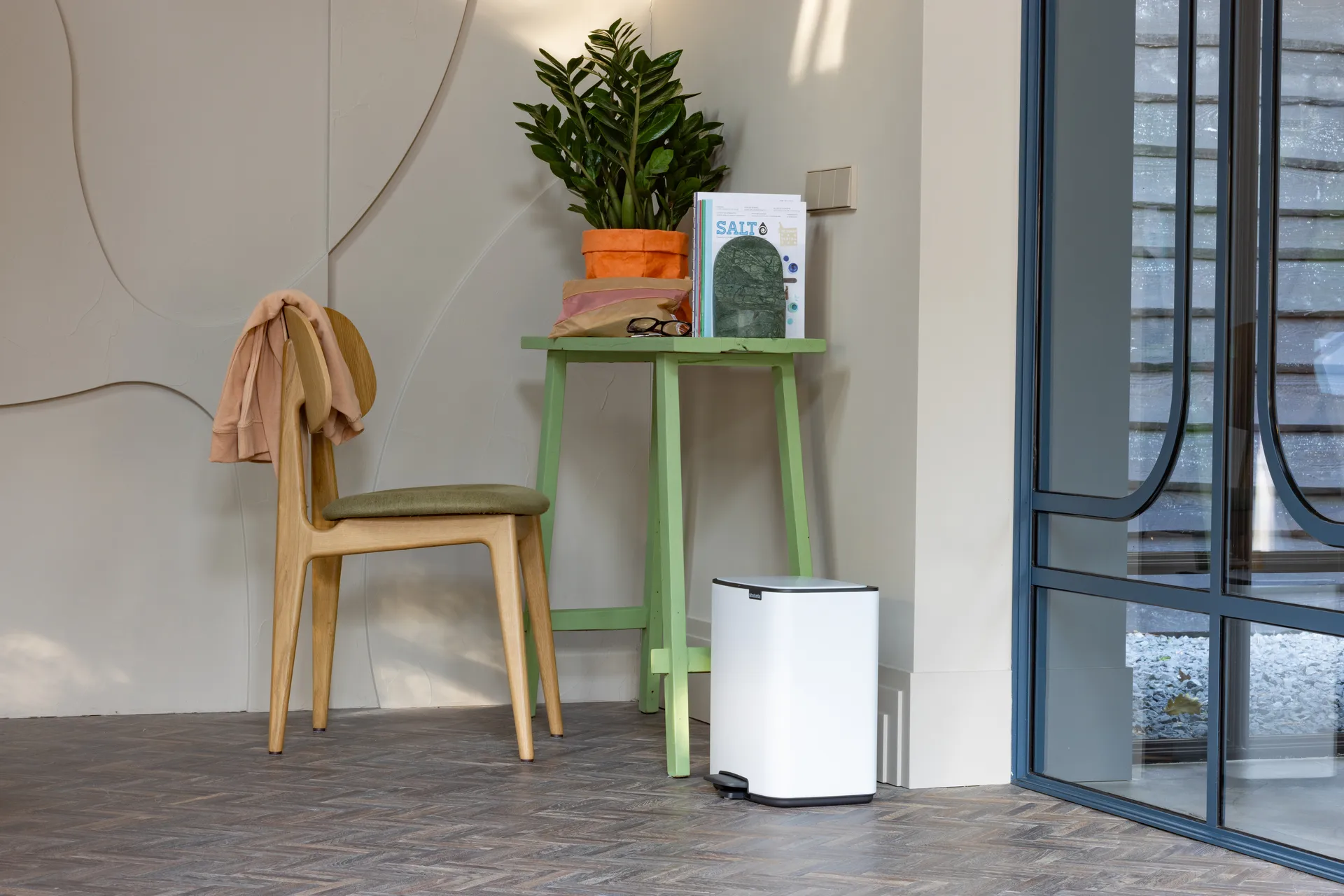 Bo pedalbøtte 12 l, White Brabantia