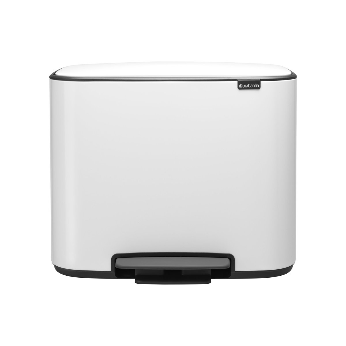 Brabantia Bo pedalbøtte 3x11 l hvit
