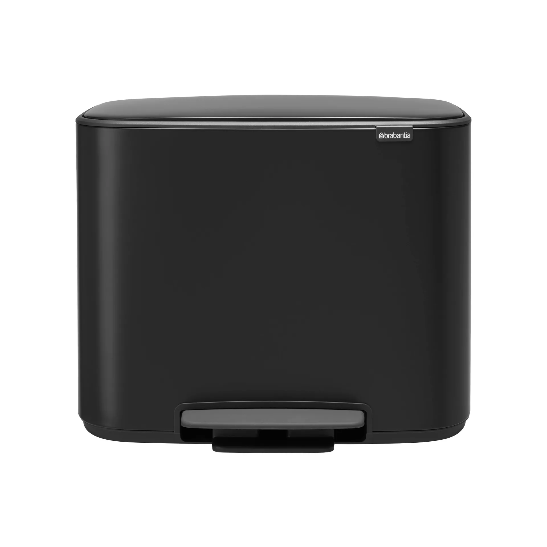 Bo pedalbøtte 3x11 l, matt svart Brabantia