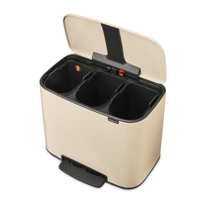 Bo pedalbøtte 3x11 l - Soft beige - Brabantia