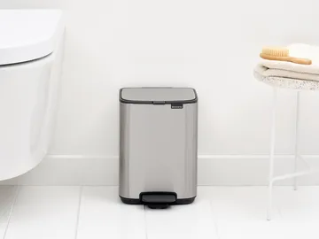 Bo pedalbøtte 4 L - Matt Steel Fingerprint Proof - Brabantia
