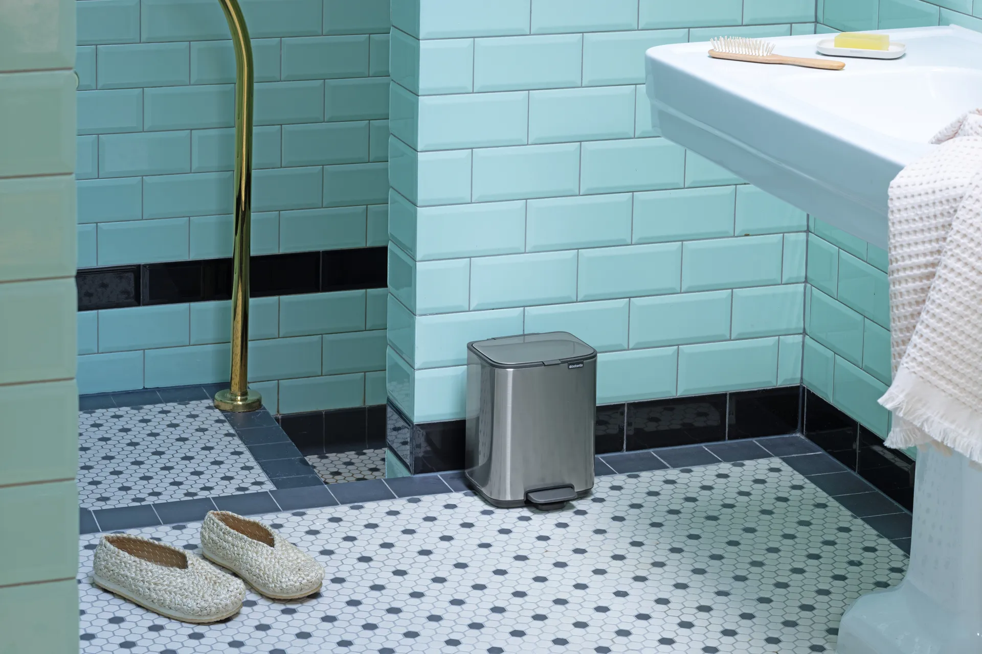 Bo pedalbøtte 4 L, Matt Steel Fingerprint Proof Brabantia