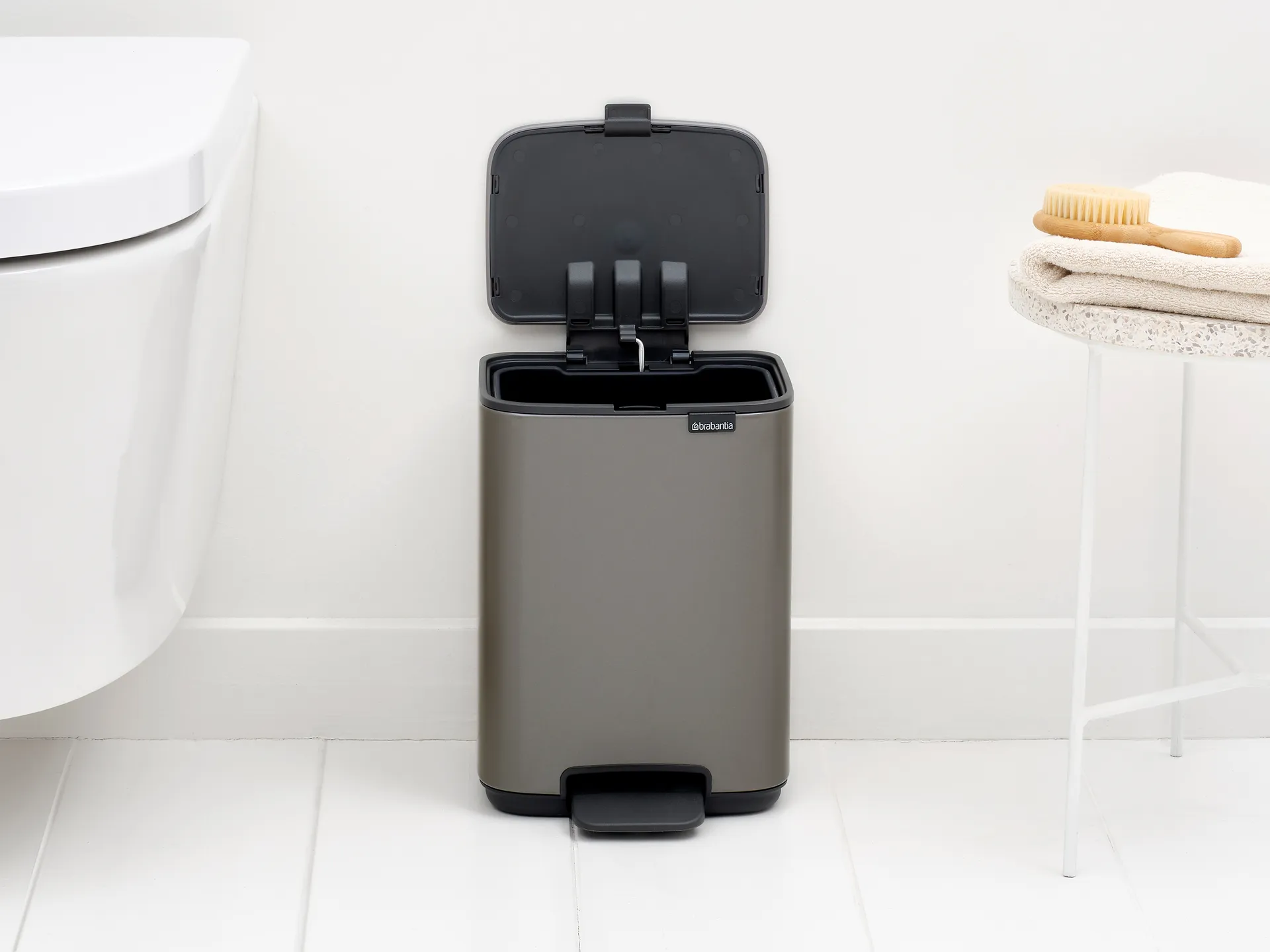 Bo pedalbøtte 4 L, Platinum Brabantia