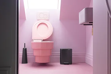 Bo pedalbøtte 7 l - Matt Black - Brabantia