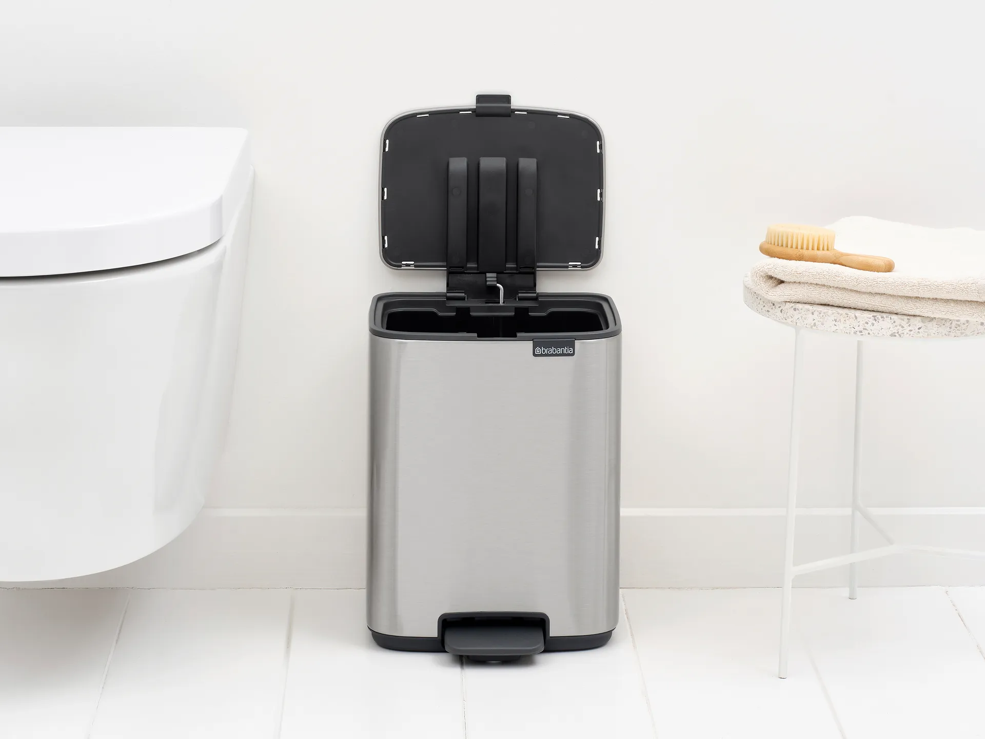 Bo pedalbøtte 7 l, Matt Steel Fingerprint Proof Brabantia