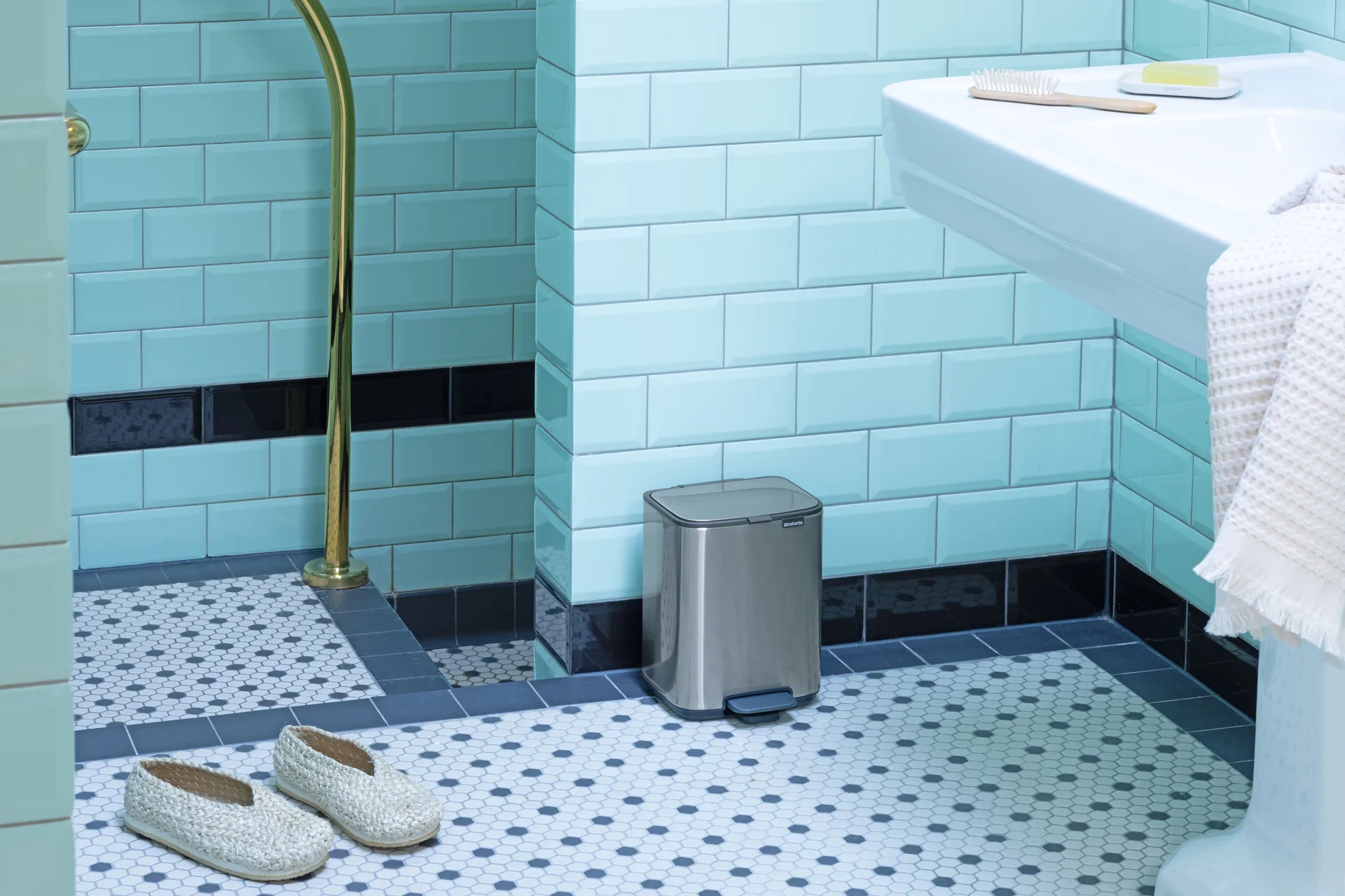 Bo pedalbøtte 7 l, Matt Steel Fingerprint Proof Brabantia