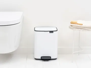 Bo pedalbøtte 7 l - White - Brabantia