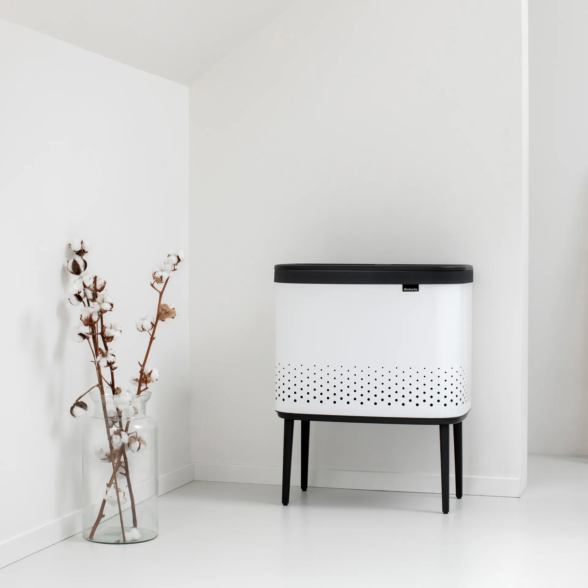 Bo skittentøyskurv 60 L, Hvit Brabantia