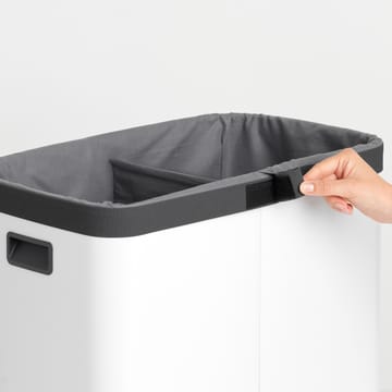 Bo skittentøyskurv high 2x45 L - Hvit - Brabantia