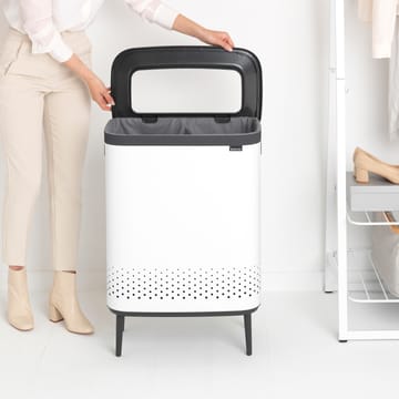 Bo skittentøyskurv high 2x45 L - Hvit - Brabantia