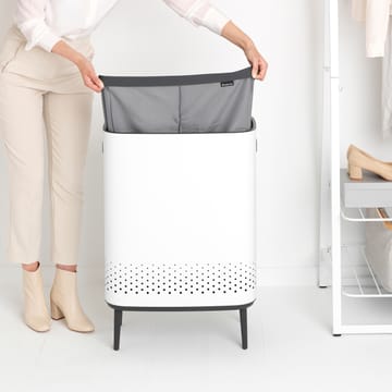 Bo skittentøyskurv high 2x45 L - Hvit - Brabantia