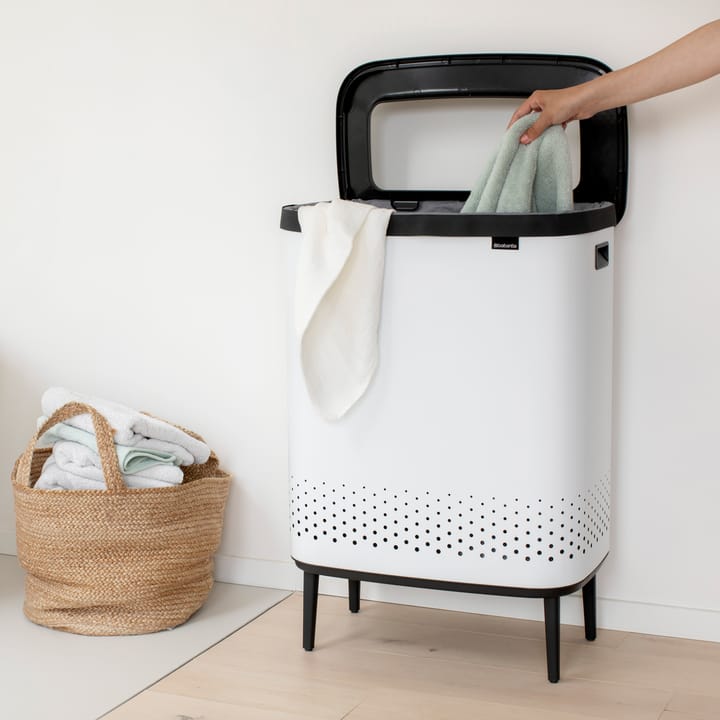 Bo skittentøyskurv high 2x45 L - Hvit - Brabantia
