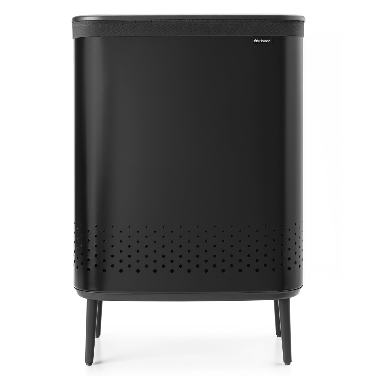 Brabantia Bo skittentyskurv high 2x45 L Matt svart | Skandinavisk Design | Skittentøyskurver | Svart