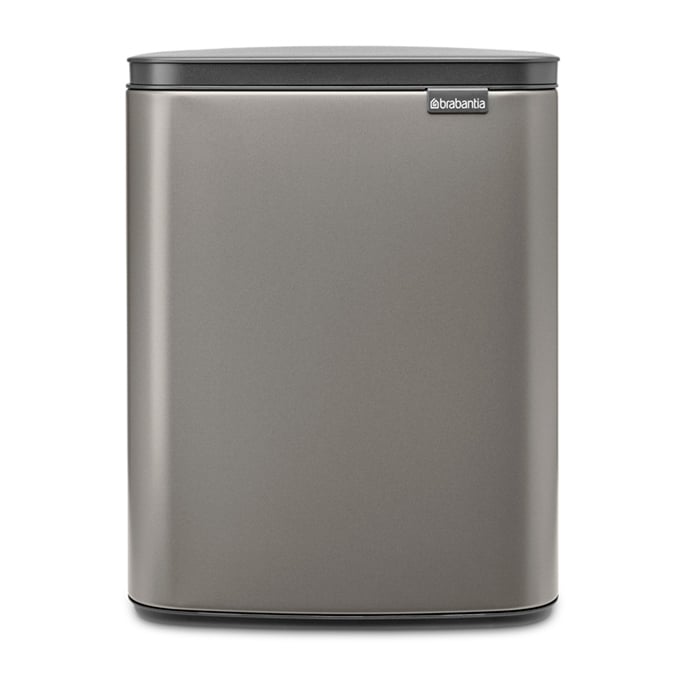Brabantia Bo sppelbtte 12 L Platinum | Skandinavisk Design | Skittentøyskurver | Svart