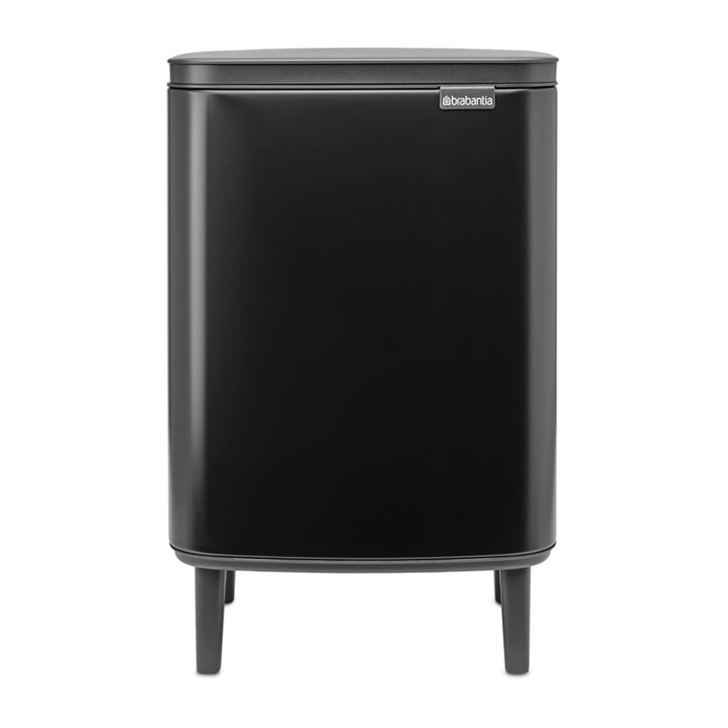 Brabantia Bo søppelbøtte høy 12 L Matt svart