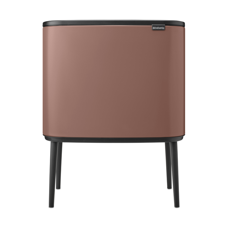 Brabantia Bo touch bin 11+23 liter Satin Taupe | Skandinavisk Design | Pedalbøtter | Brun